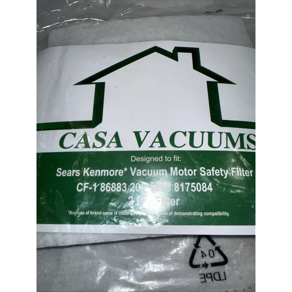 Envirocare Kenmore EF-1 HEPA Filter 976 + Casa Vac Motor Safety Filter NIB